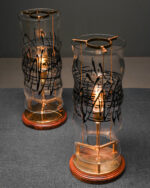 Yüksek Cam Lambalar - Çift - Görsel 2