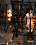 Yüksek Cam Lambalar - Çift - Görsel 5