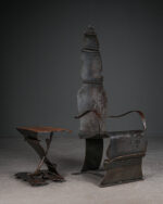 Brutalist Demir Koltuk ve Tabure