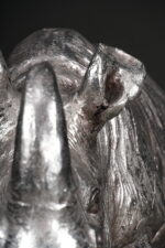 Metal Görünümlü Gergedan Heykeli - Görsel 6