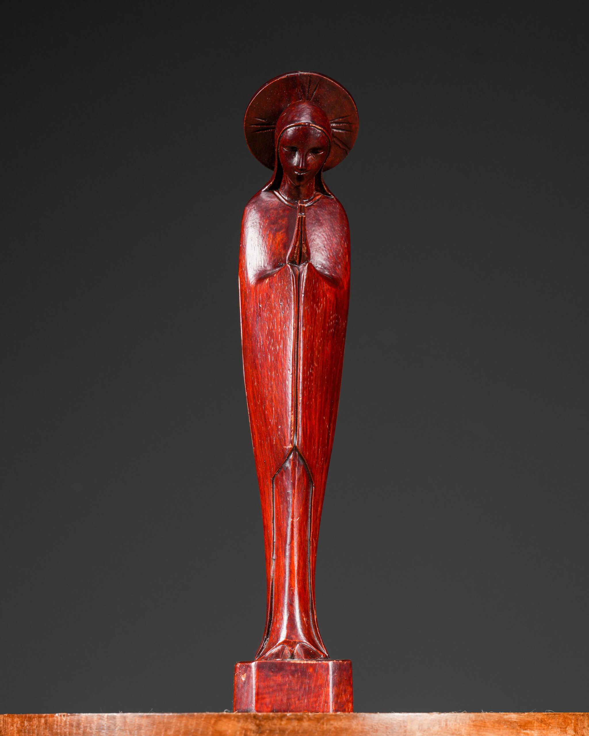 Ahşap Oyma Meryem Ana Heykeli