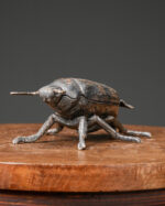 Dökme Demir Böcek Şeklinde Kibrit Kutusu / Küllük - Görsel 5