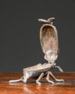 Dökme Demir Böcek Şeklinde Kibrit Kutusu / Küllük - Görsel 3