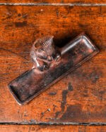 Kedi Figürlü Ahşap Tabak - Görsel 3