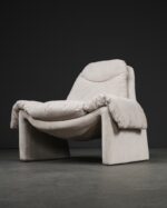 Saporiti P60 Lounge Chairs and Ottoman | Vittorio Introini, İtalya, 1970’ler - Görsel 7