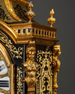 "Antony Bailly à Lyon" Monumental Mantel Clock, 19. Yüzyıl - Görsel 6