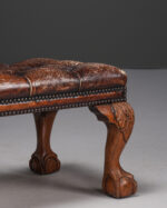Chesterfield Deri Puf - Görsel 4