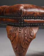 Chesterfield Deri Puf - Görsel 6