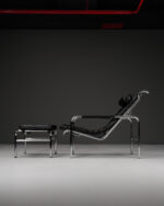 Genni Lounge Chair & Ottoman, 1980's