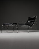 Genni Lounge Chair & Ottoman, 1980's - Görsel 2