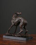 Bronz Tazı Heykeli - Görsel 4