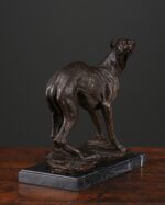 Bronz Tazı Heykeli - Görsel 2