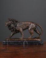Bronz Aslan Heykeli - Görsel 2