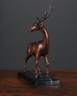 Bronz Geyik Heykeli - Görsel 2