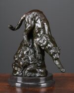 Bronz Panter Heykeli