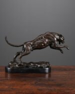 Bronz Leopar Heykeli - Görsel 3