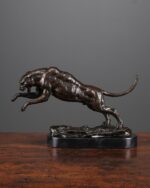 Bronz Leopar Heykeli - Görsel 2