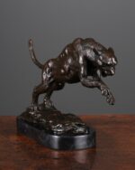 Bronz Leopar Heykeli - Görsel 4
