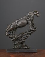 Bronz Jaguar Heykeli - Görsel 2