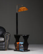 Vitray Lambalı Kitaplık