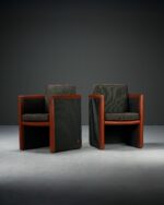 Cubist Club Chairs - Fendi Casa, 1990'lar - Görsel 3