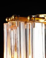 "Venini Triedri Chandelier" Stilinde Murano Avize - Görsel 6