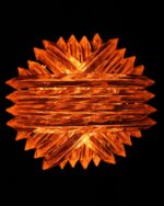 "Venini Triedri Chandelier" Stilinde Murano Avize - Görsel 3