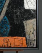 "Portre" Tablo - Dinçer Erimez (1932-2022) - Görsel 4