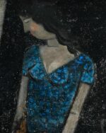 "Portre" Tablo - Dinçer Erimez (1932-2022) - Görsel 2
