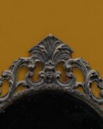 Metal Çerçeveli Küçük Oval Ayna - Görsel 2