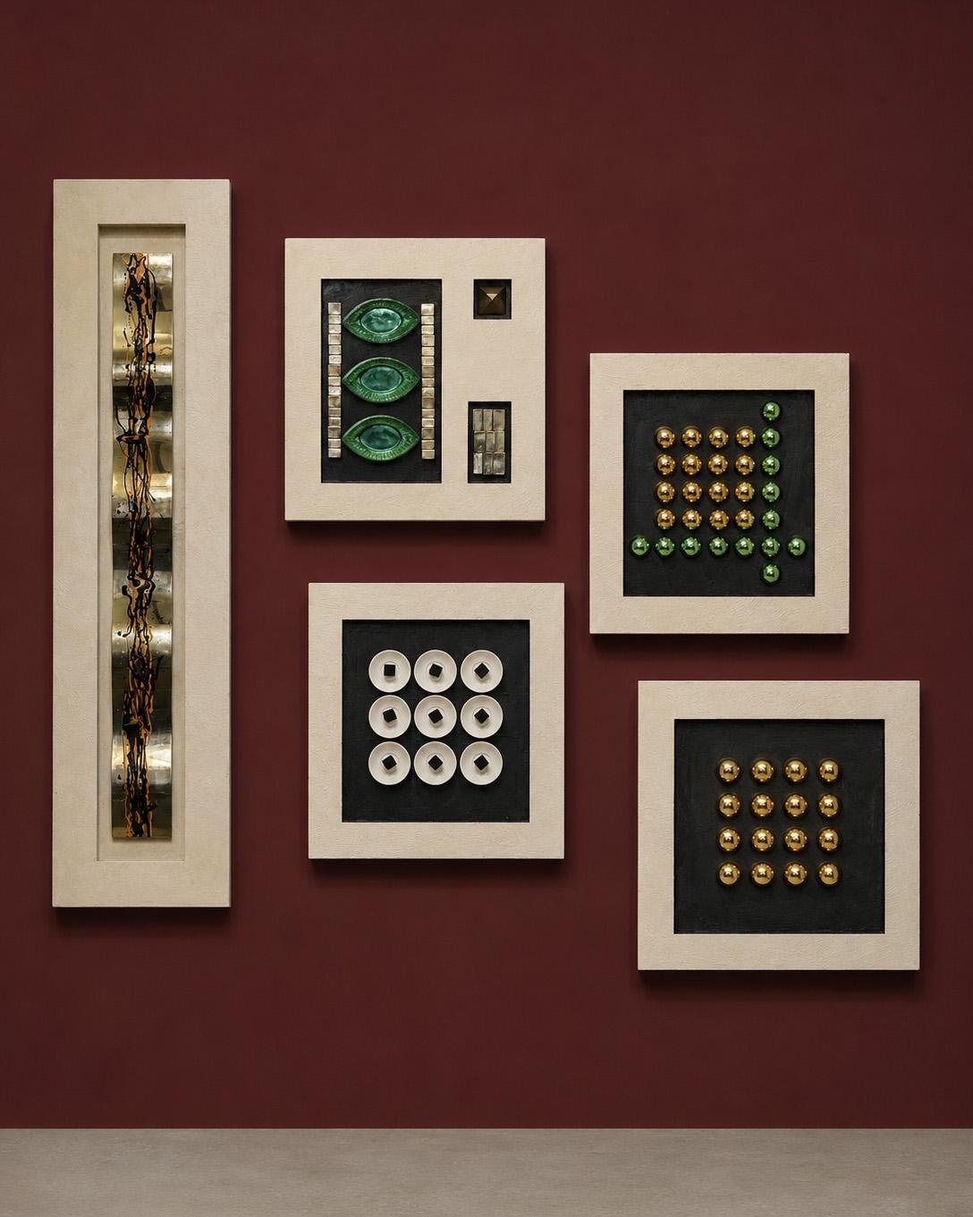 Üç Boyutlu Tablolar - Beşli Set