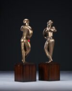 Theodore Alexander Contrapposto Bronz Kadın Heykelleri - Görsel 6