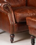 Wingback Chair & Ottoman - Görsel 3
