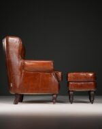 Wingback Chair & Ottoman - Görsel 5