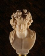 "Antinous as Dionysus" Büstü - İtalya, 19.Yüzyıl