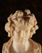"Antinous as Dionysus" Büstü - İtalya, 19.Yüzyıl - Görsel 2