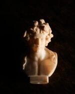 "Antinous as Dionysus" Büstü - İtalya, 19.Yüzyıl - Görsel 5