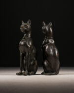 Bronz Bastet Heykelleri - Çift - Görsel 8
