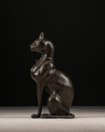 Bronz Bastet Heykelleri - Çift - Görsel 3