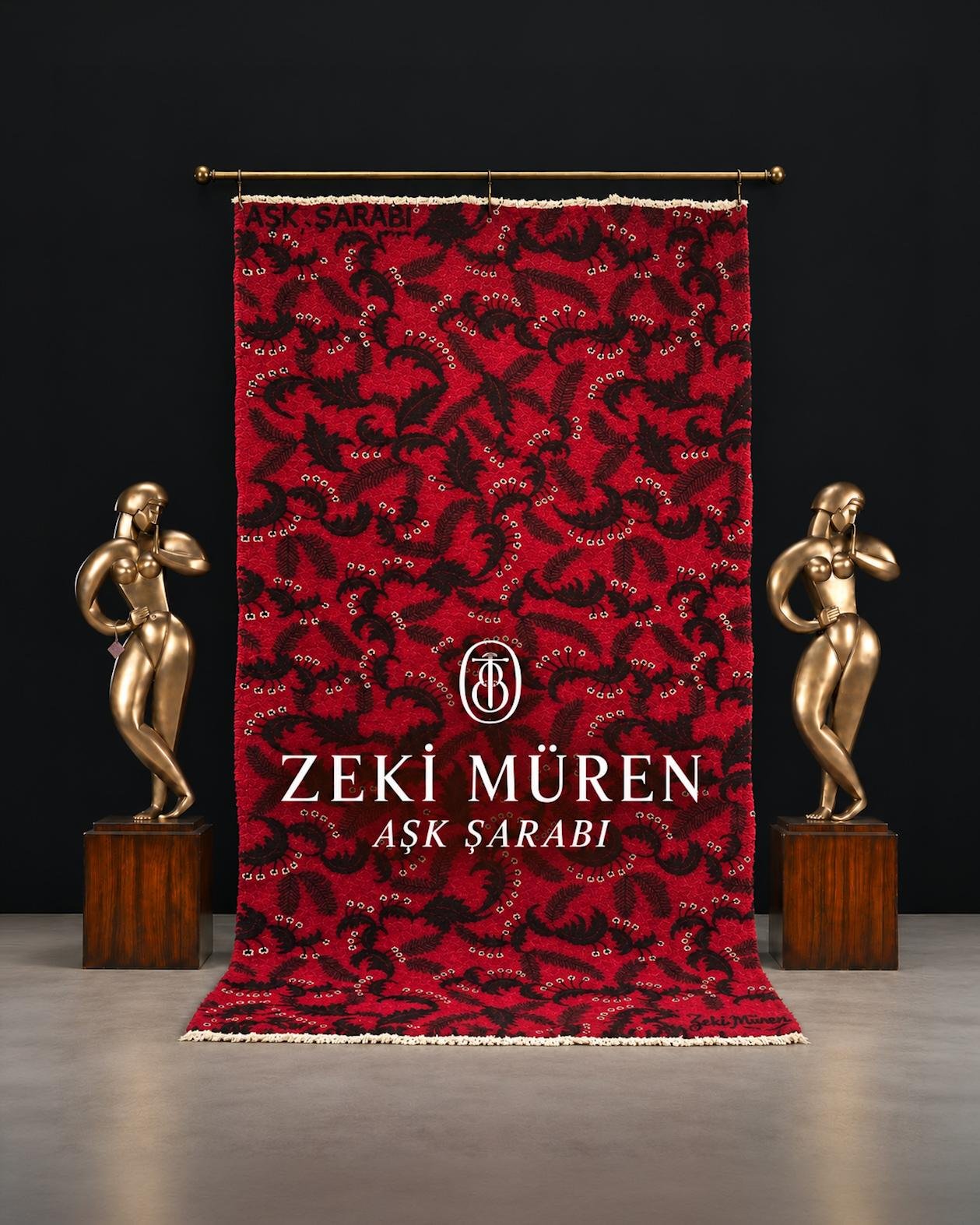 2026/10/1000349470.jpg Aşk Şarabı, Zeki Müren İmzalı Halı - Görsel 1